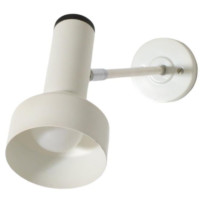 Philips White Enameled Ceiling or Wall Mount Spot Lights with Shade For Sale