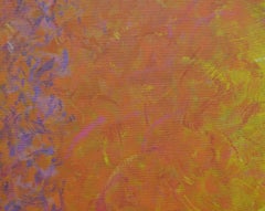 ....a lugar de luz solar y brezo". Pintura al óleo abstracta