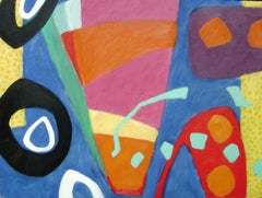 "Andalousie".   Peinture à l'huile expressionniste abstraite contemporaine
