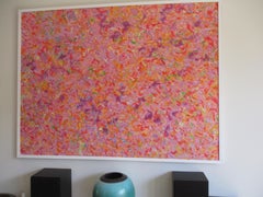 "July Garden"  Contemporary Abstract Expressionist Oil Painting