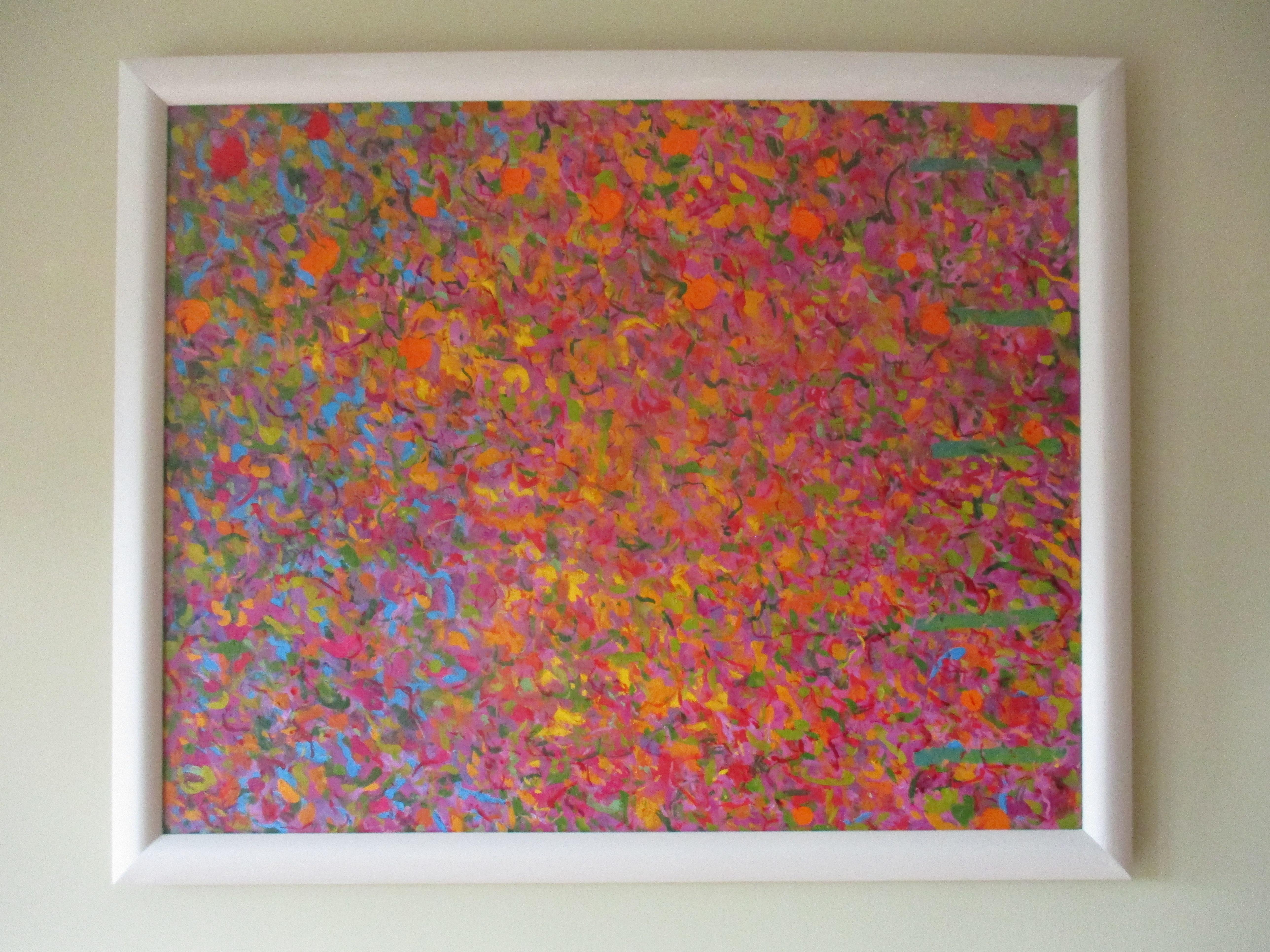 Persian Rose Shadows - Painting by Phillip Alder