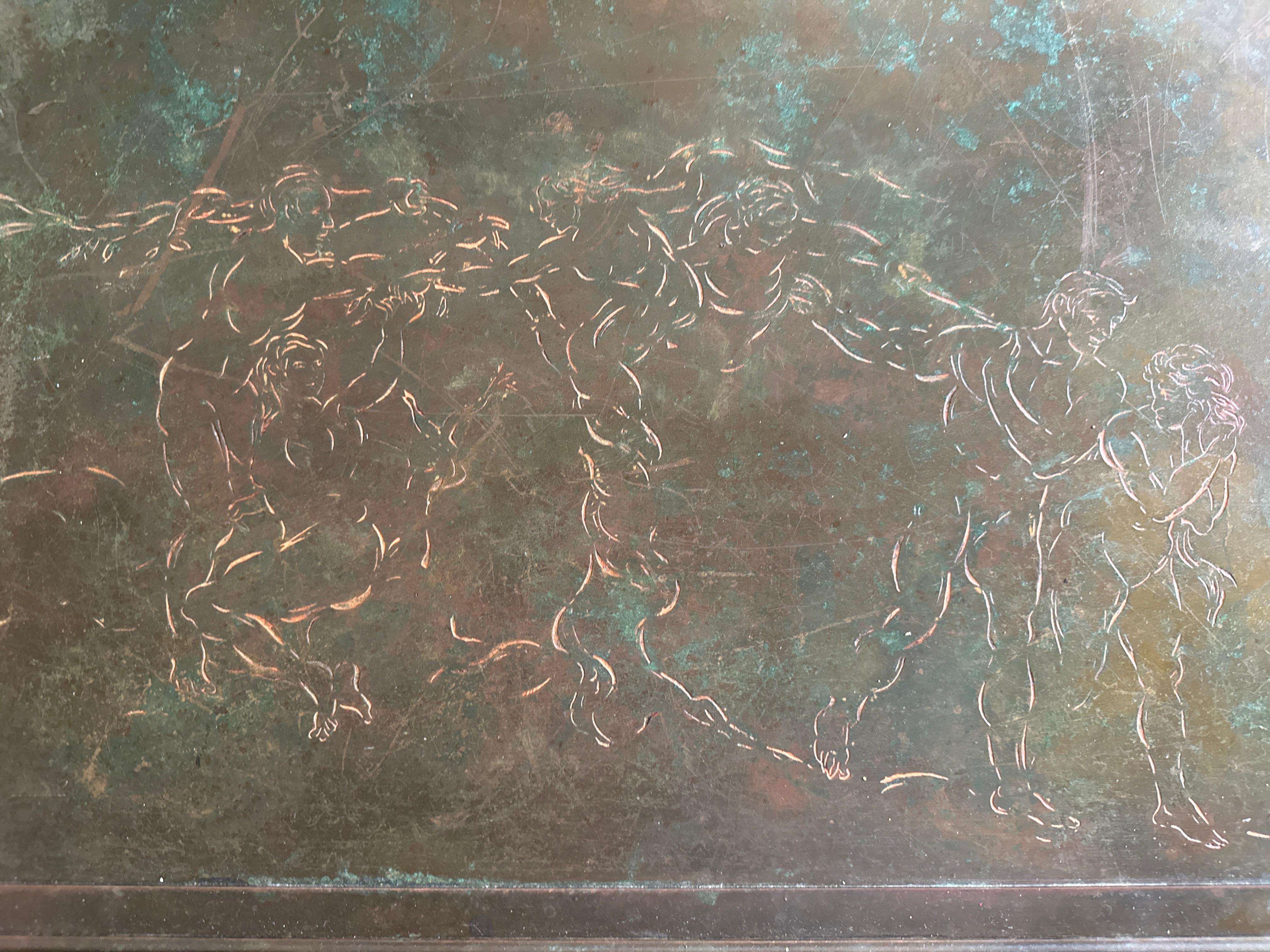 Table basse en bronze Phillip et Kelvin LaVerne en vente 2