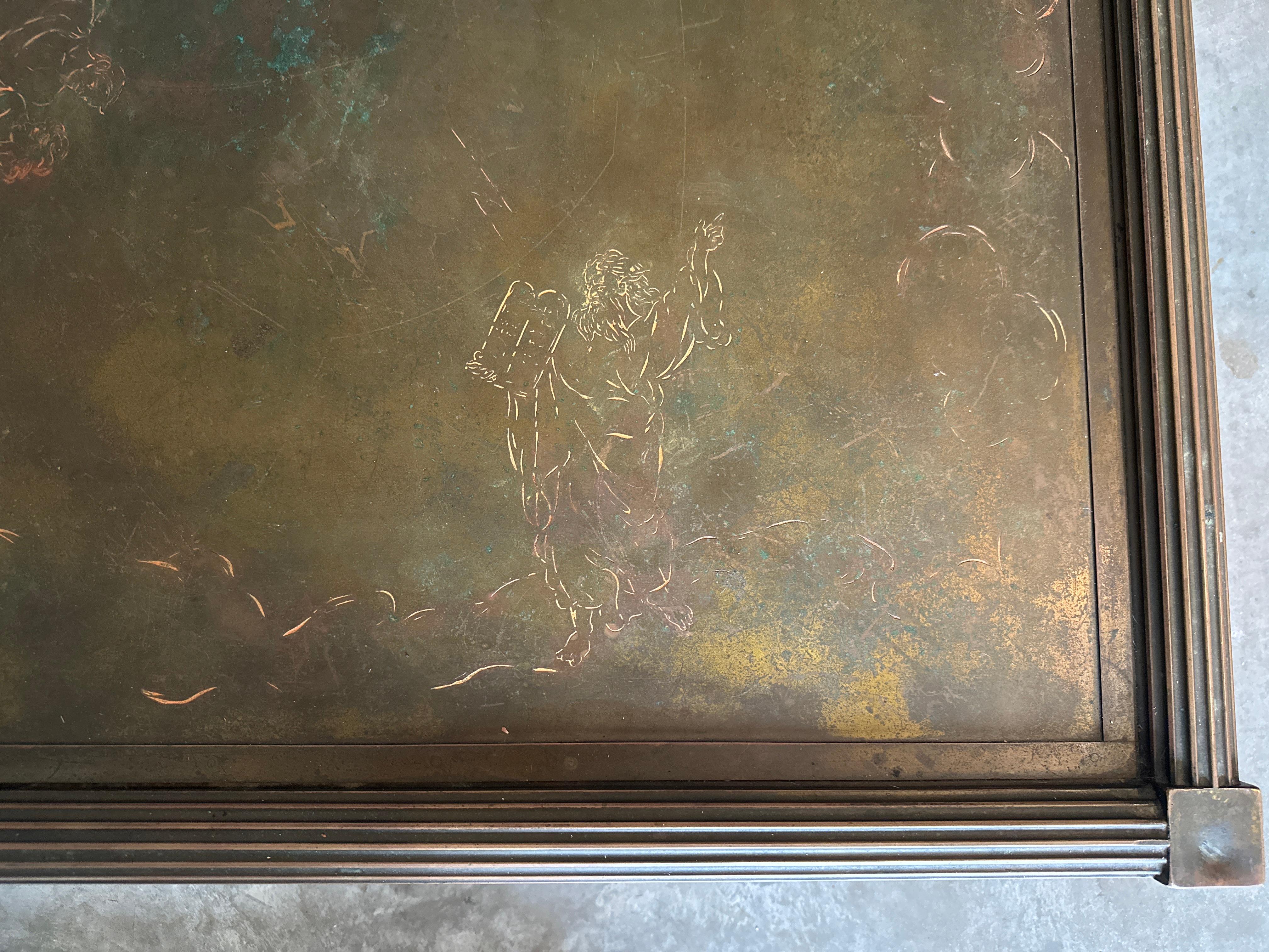 Table basse en bronze Phillip et Kelvin LaVerne en vente 3