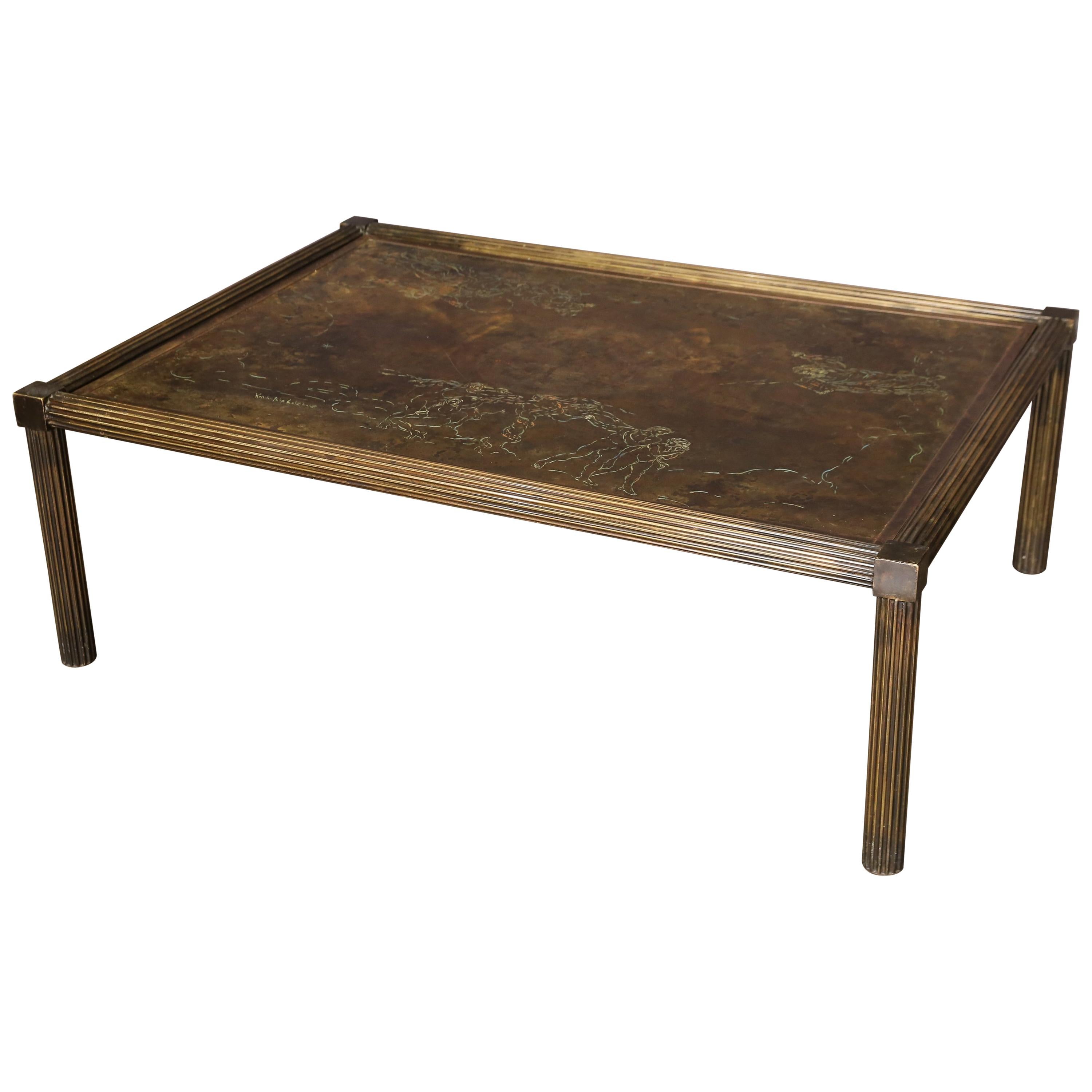 Phillip and Kelvin LaVerne Bronze Coffee Table