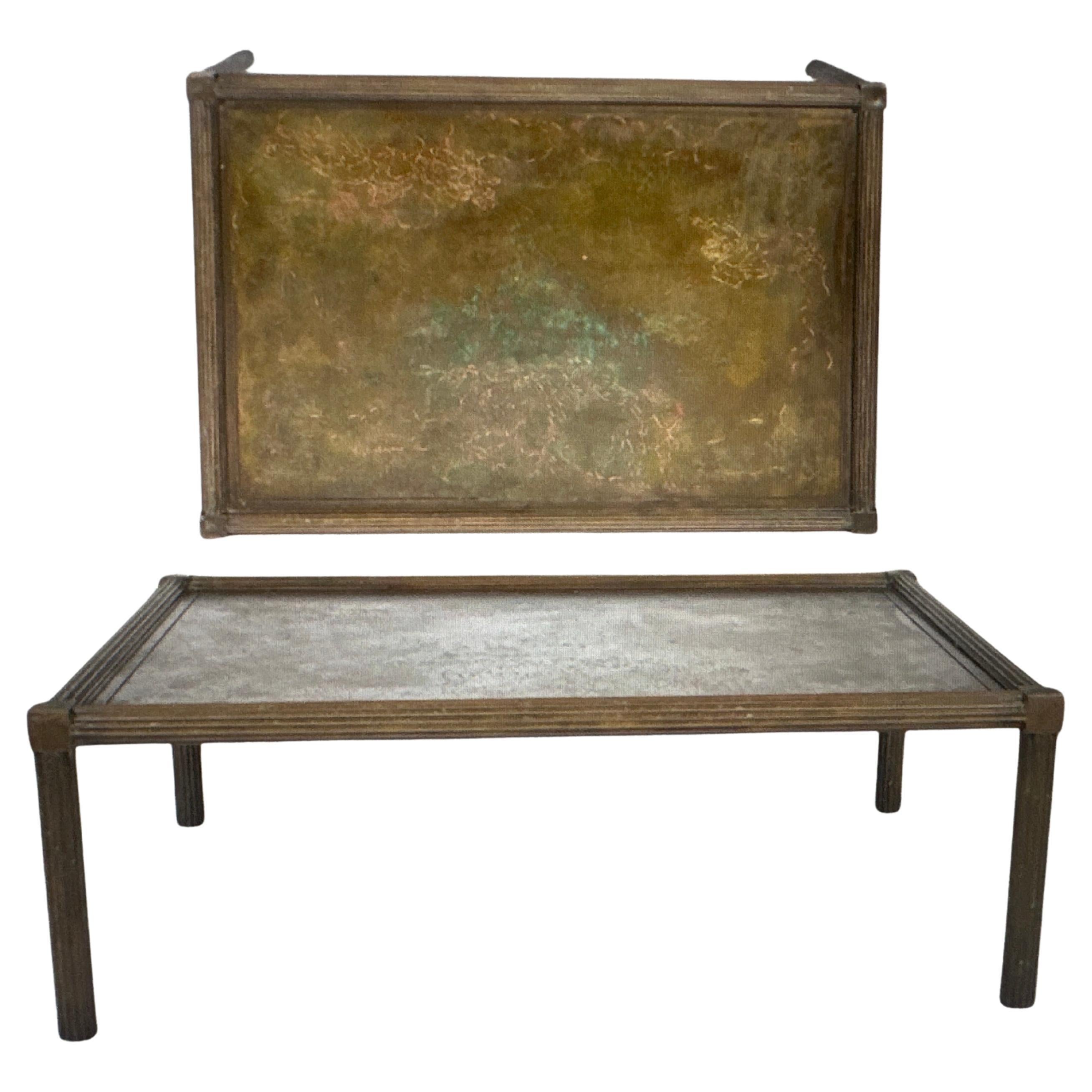 Couchtisch aus Bronze von Phillip und Kelvin LaVerne