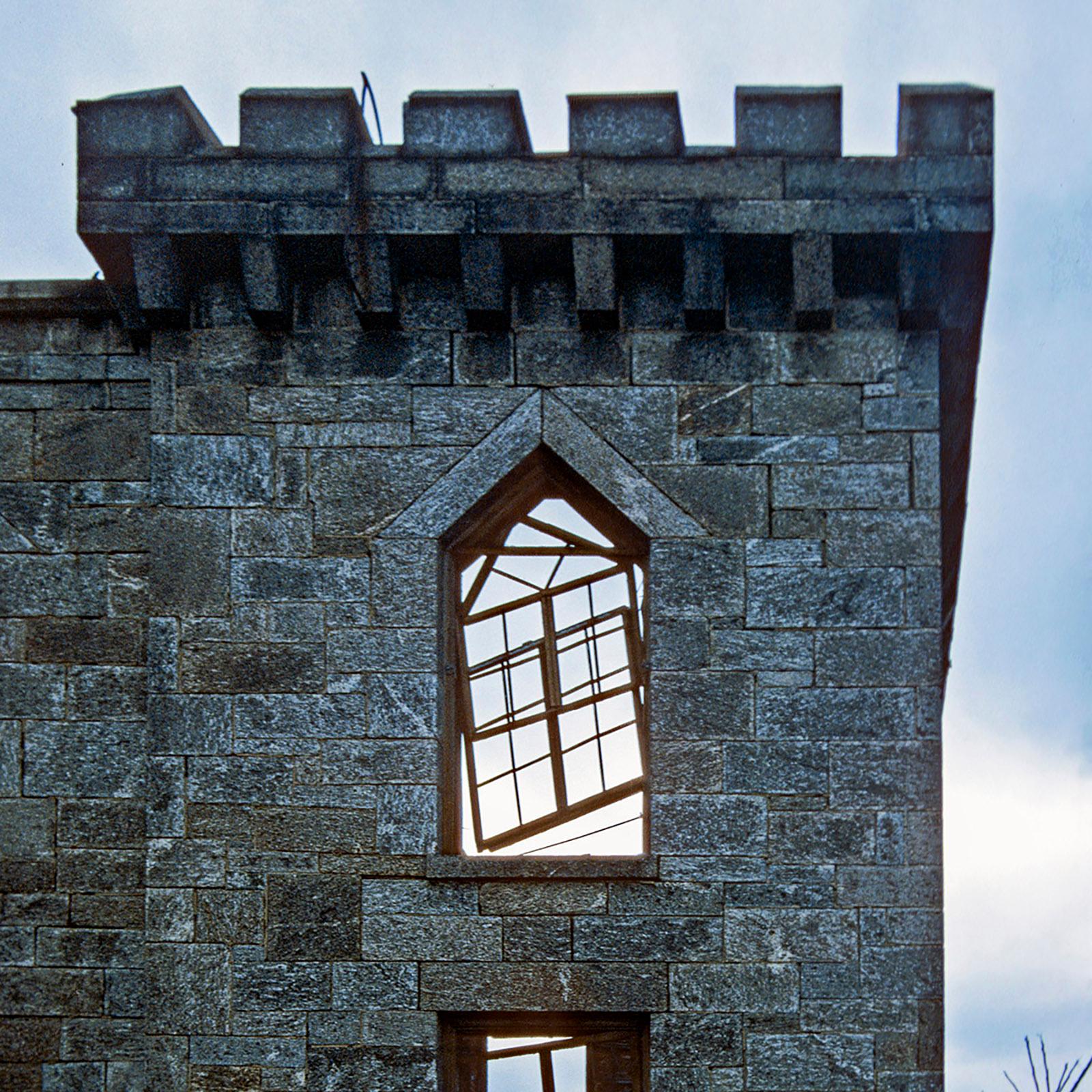 Phillip Buehler Landscape Photograph - "Renwick Castle" a limited edition photograph (Roosevelt Island, 1981)