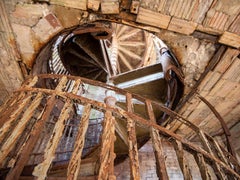 "Spiral Stairs" a limited edition photograph from North Brother Island, 2019