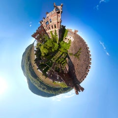 "Tiny Planet, Bannermans" fotografía contemporánea. edición limitada de 25