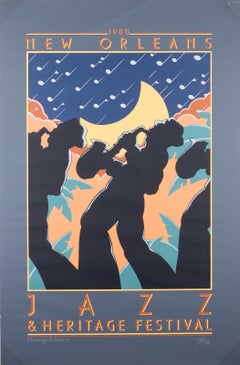 New Orleans Jazz and Heritage Festival Poster - 1980