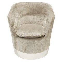 Phillip Enfield Pair of Upholstered Swivelling and Tilting Lounge Chairs, 1970s