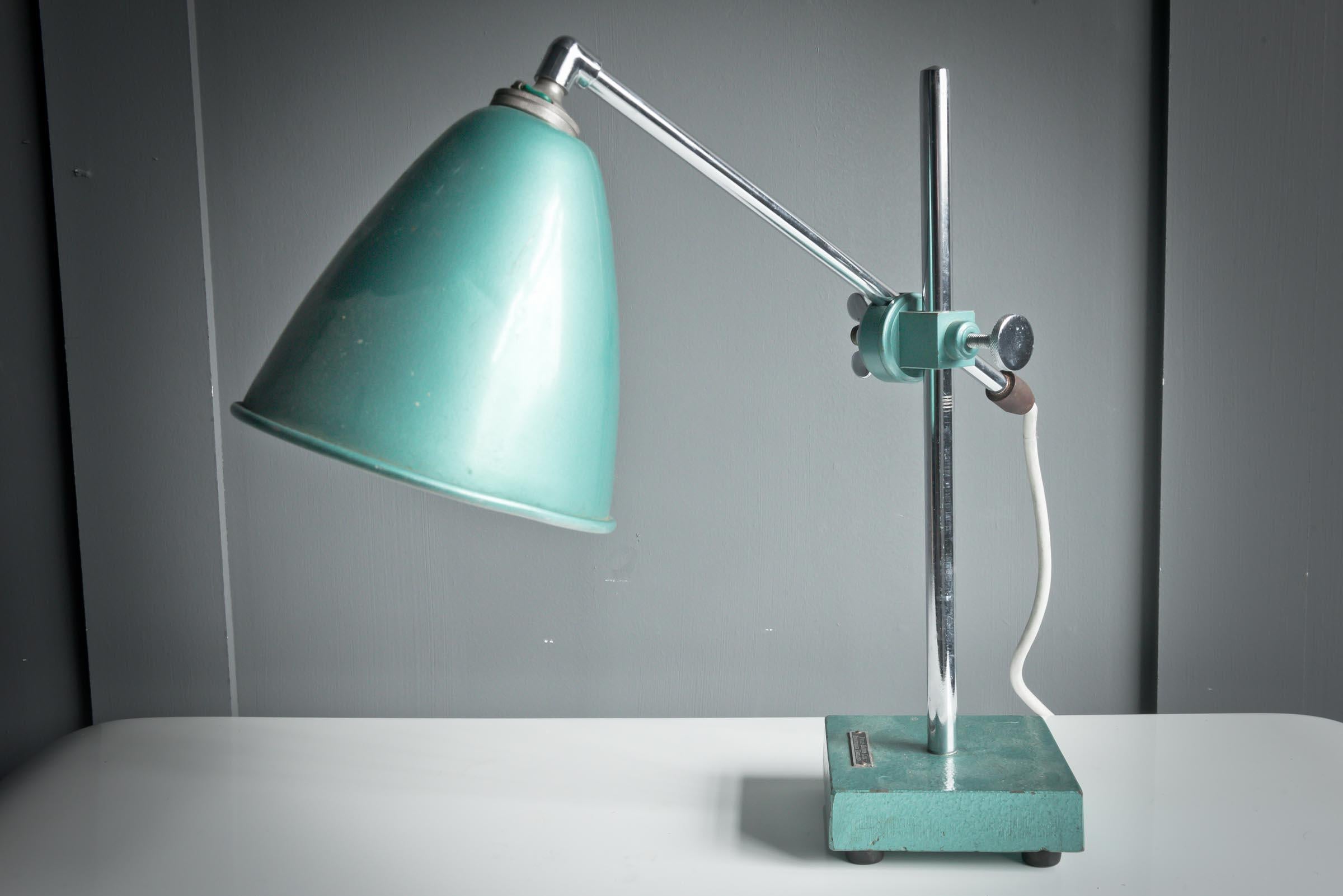 20th Century Phillip Harris Lab Desk Lamp For Sale