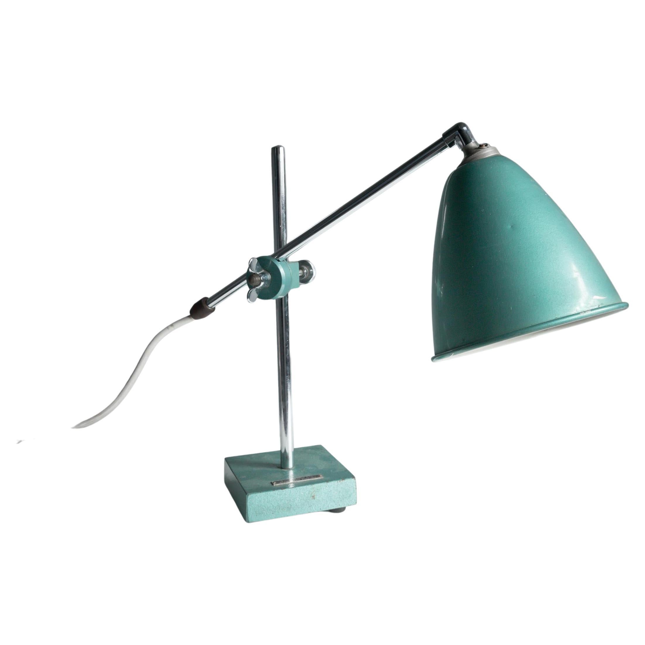 Phillip Harris Lab Desk Lamp For Sale