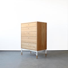 Phillip Highboy Modern Solid Wood Dresser by Crump and Kwash