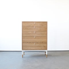 Phillip Highboy Modern Solid Wood Dresser by Crump and Kwash