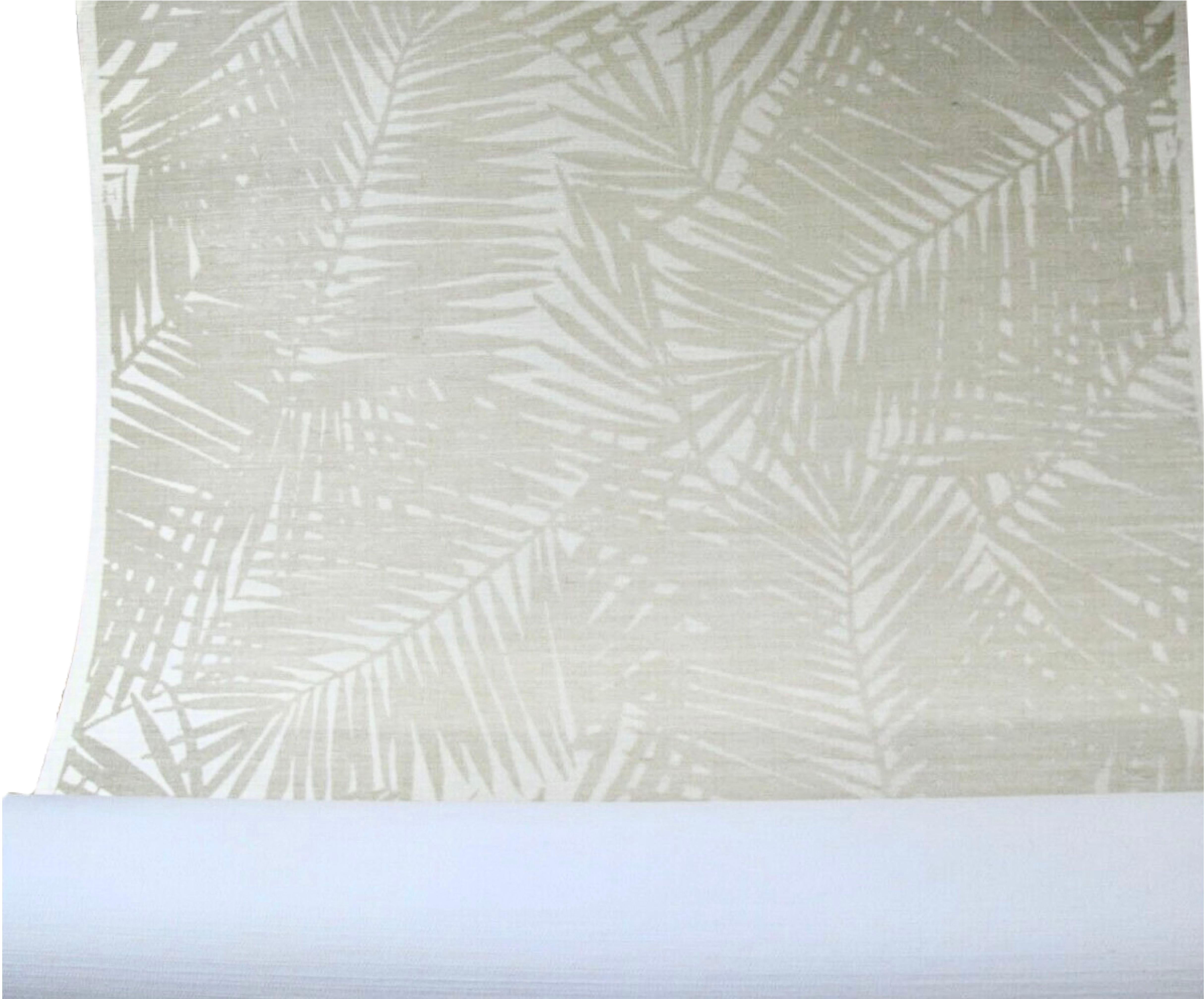 Organic Modern Phillip Jeffries 7150 Ellies View Eggshell on White Manila Hemp Wallpaper