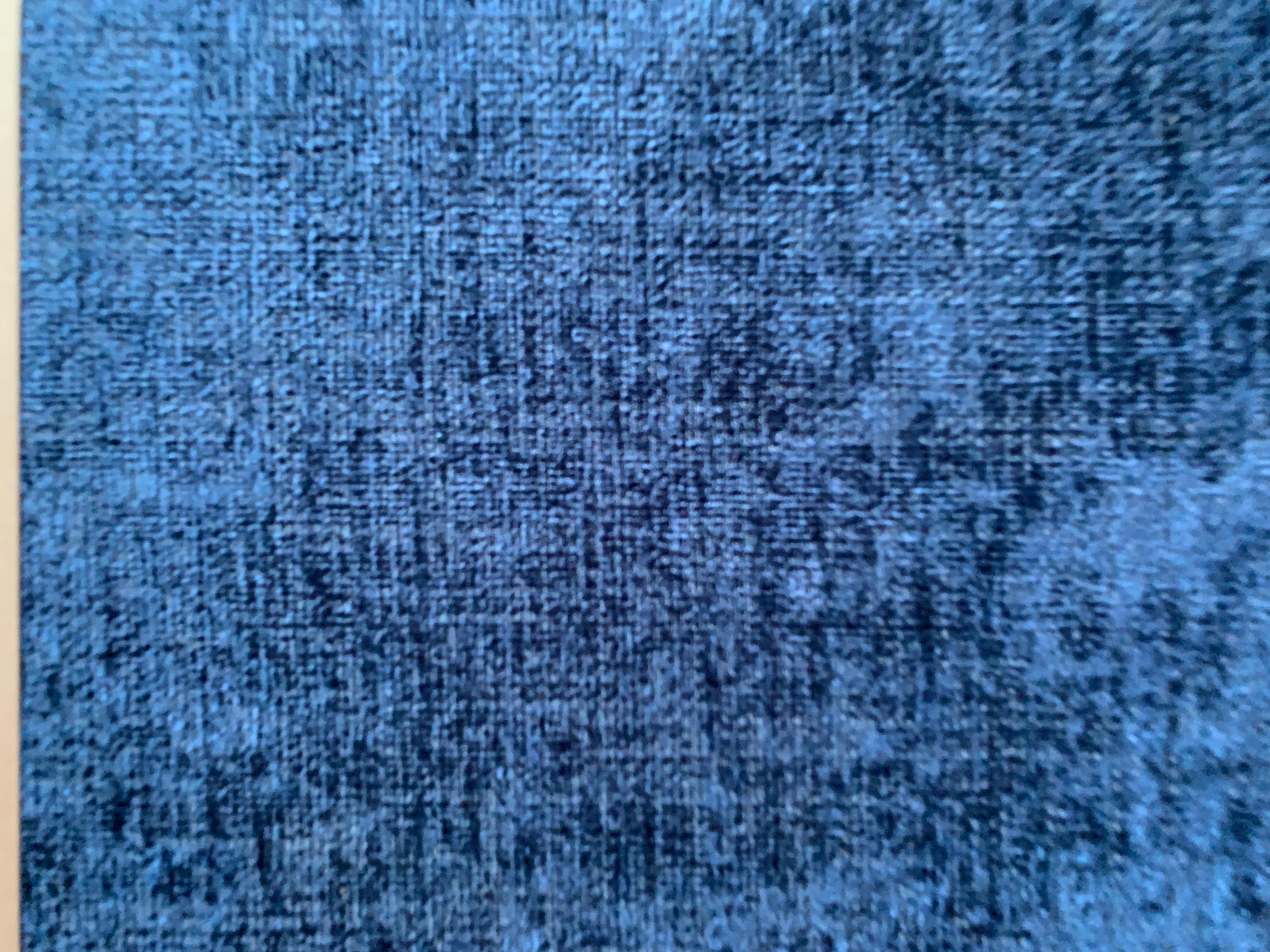 Phillip Jeffries Florencia Cerulian Mer Tailored Walls Textile Wallpaper, Blue 5