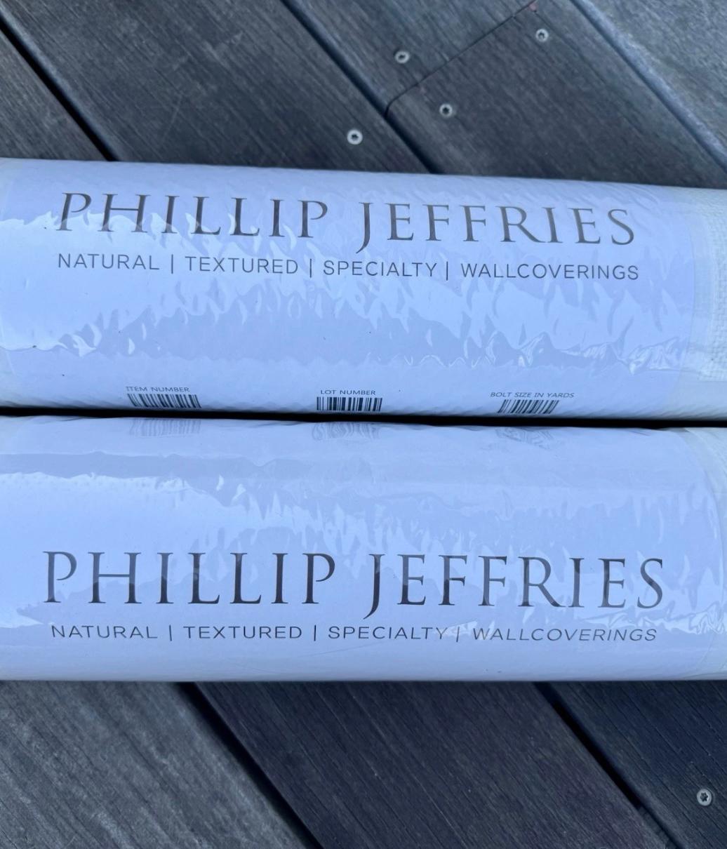 Phillip Jeffries Japanisches Papiergewebe, weiß, Bolt, 12yards, Japan. im Zustand „Hervorragend“ im Angebot in Brooklyn, NY