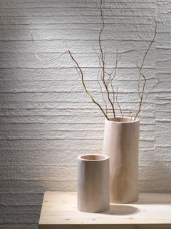 Phillip Jeffries Japanese Washi: Set in Cement Specialty Wallpaper, White