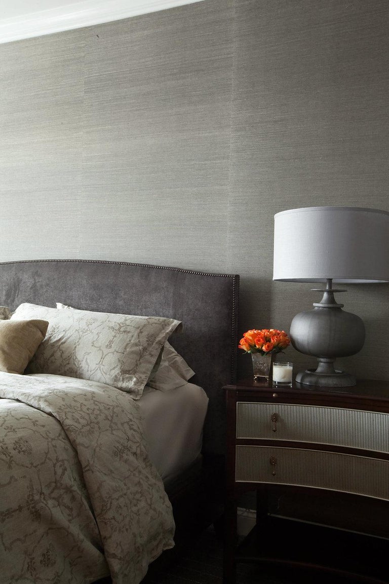 Phillip Jeffries Manila Hemp Grasscloth Wallpaper French Gray, 3444