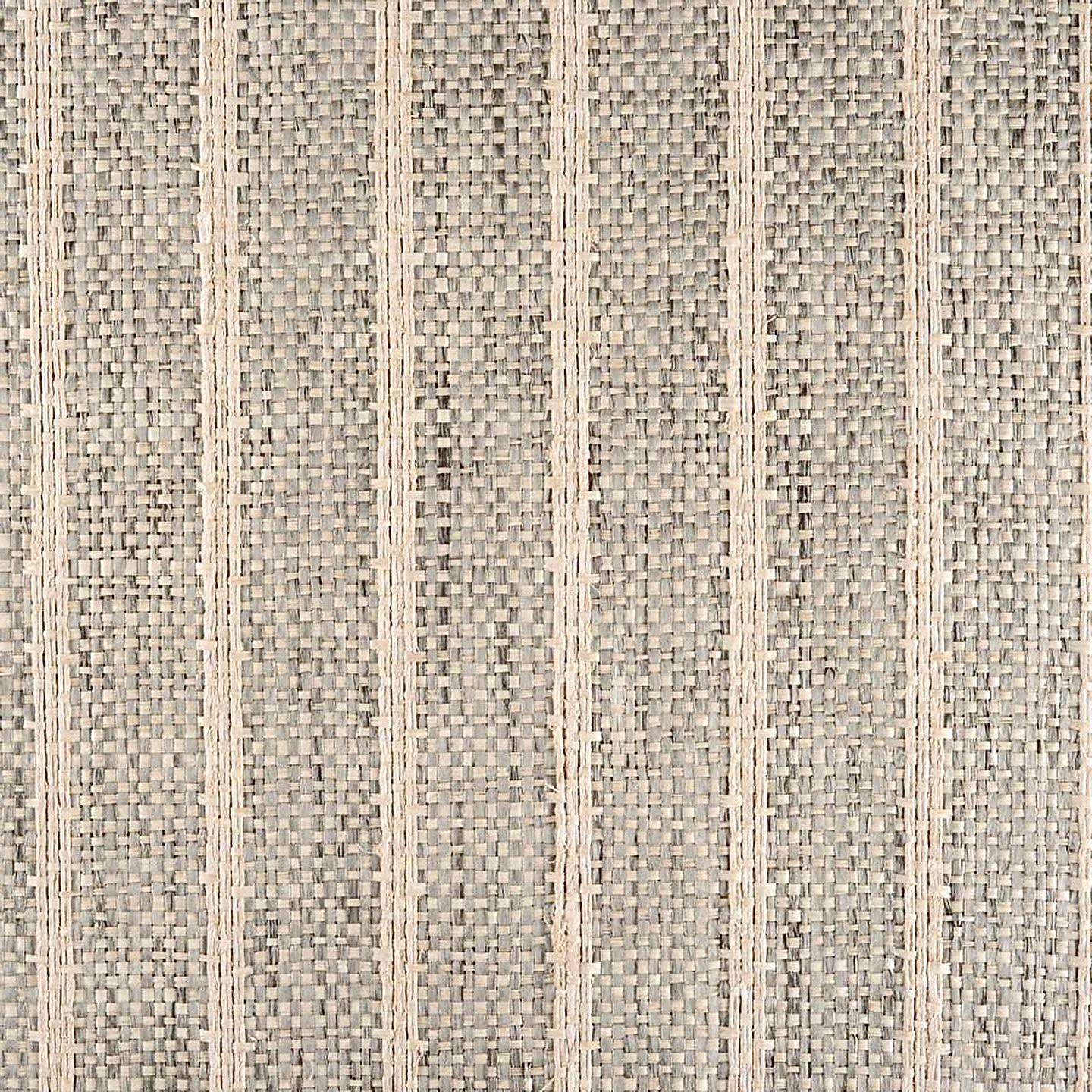 Phillip Jeffries origin weaves stripe greige handmade grasscloth wallpaper, gorgeous natural wall covering with fantastic texture. Warm yet modern. Geometric yet organic. This paper is custom made to order and has limited availability from PJ. Trade