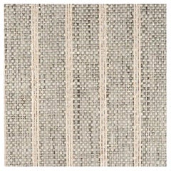 Phillip Jeffries Origin Weaves Stripe Greige Handgefertigte Grastuch-Tapete Japan