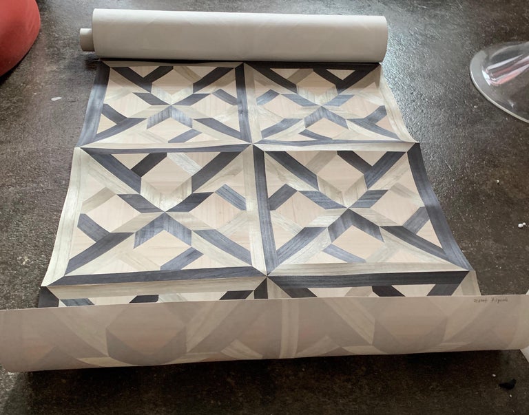 Phillip Jeffries Palazzo Wengé Crossing Specialty Wood Veneer