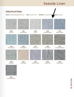 Papier peint artisanal Phillip Jeffries Seaside Linen Breeze Tailored Textiles 5553