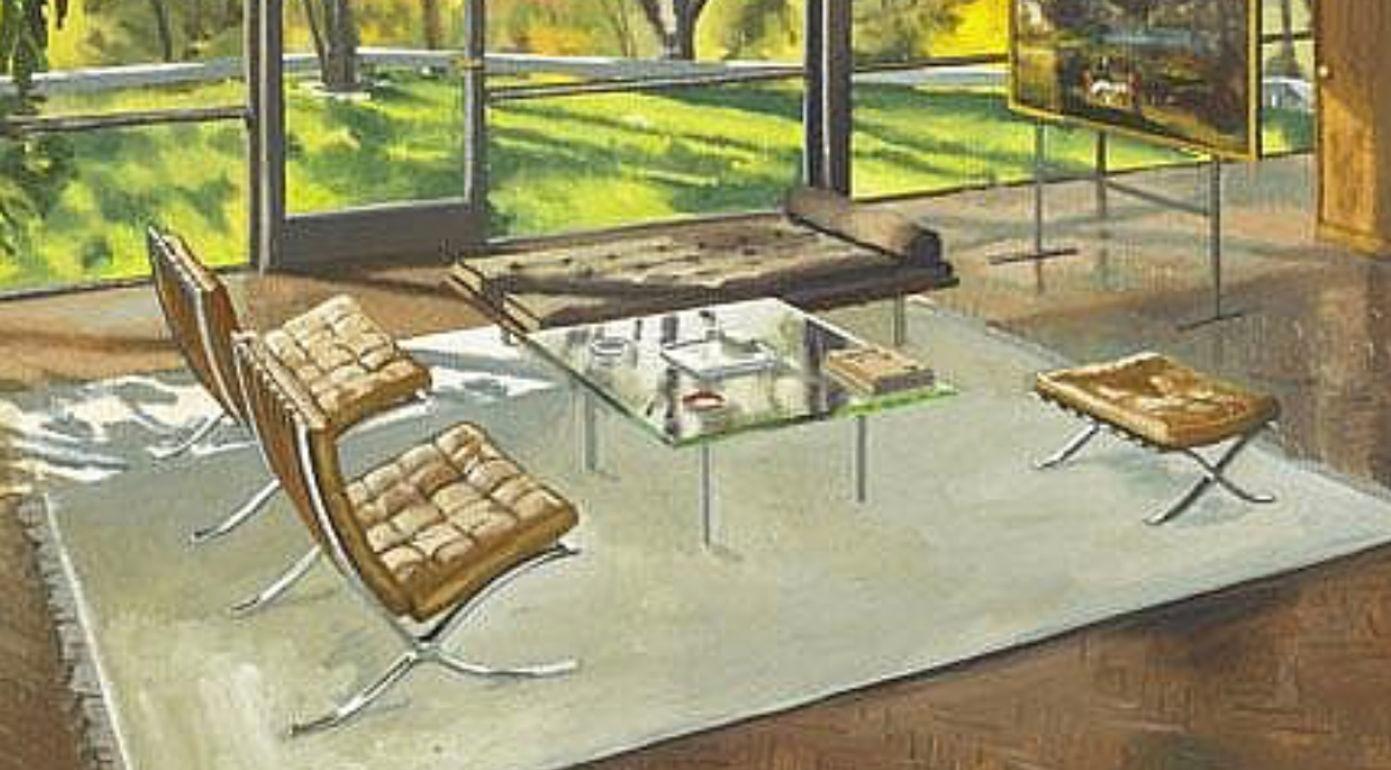 Mid-Century moderno Philillips Johnson Il quadro 