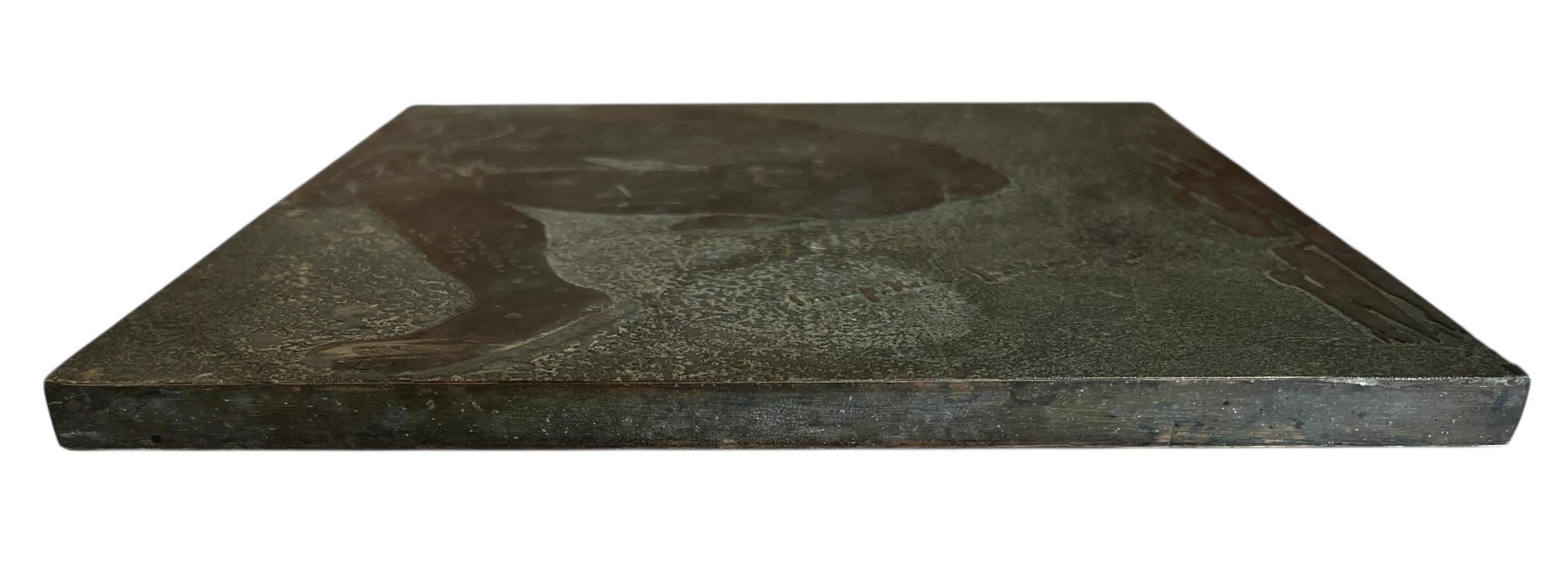 Targa da parete in bronzo 