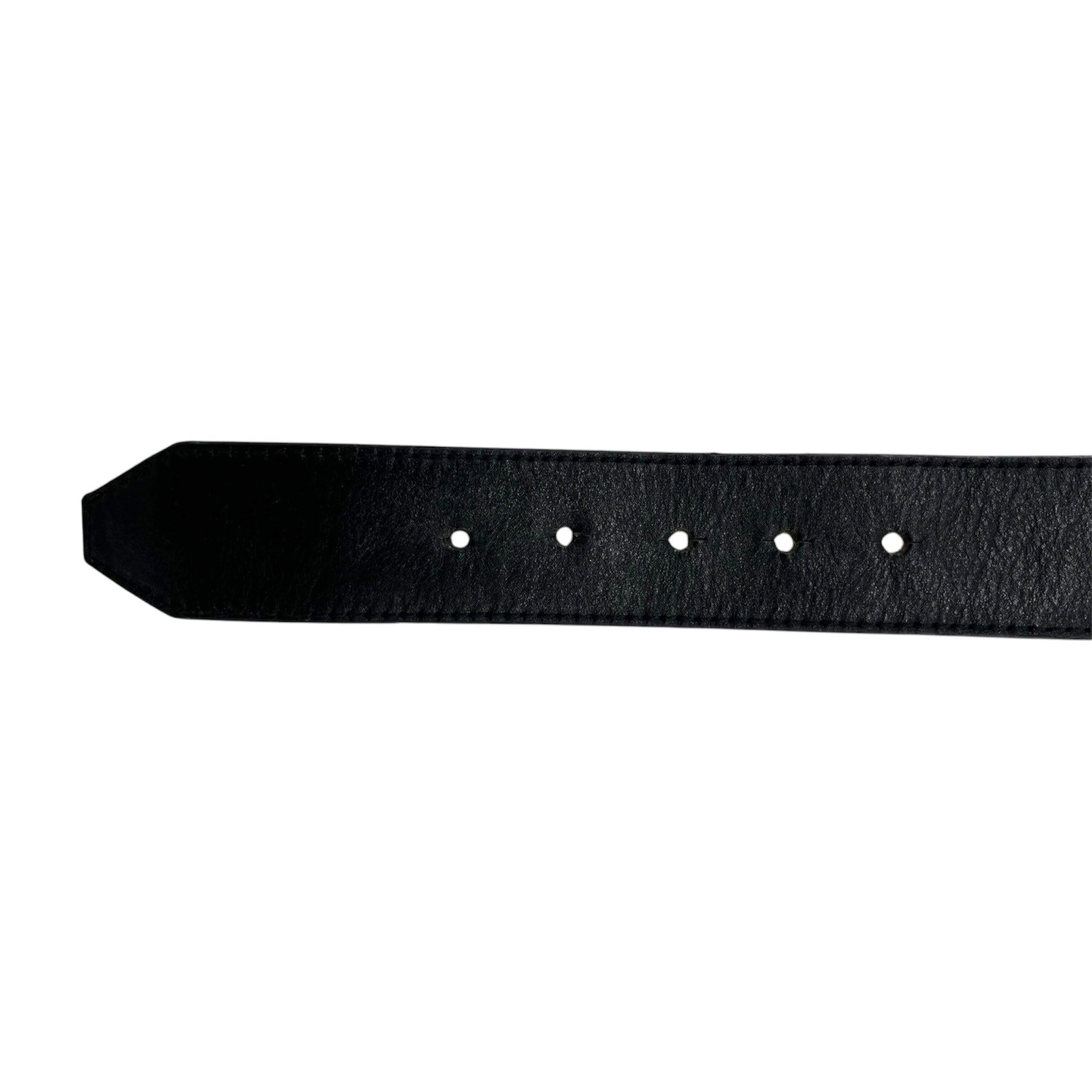 Phillips Lim 3.1 Bold Schwarzer Leder-Schleifengürtel, 2000er Jahre im Zustand „Gut“ im Angebot in Los Angeles, CA