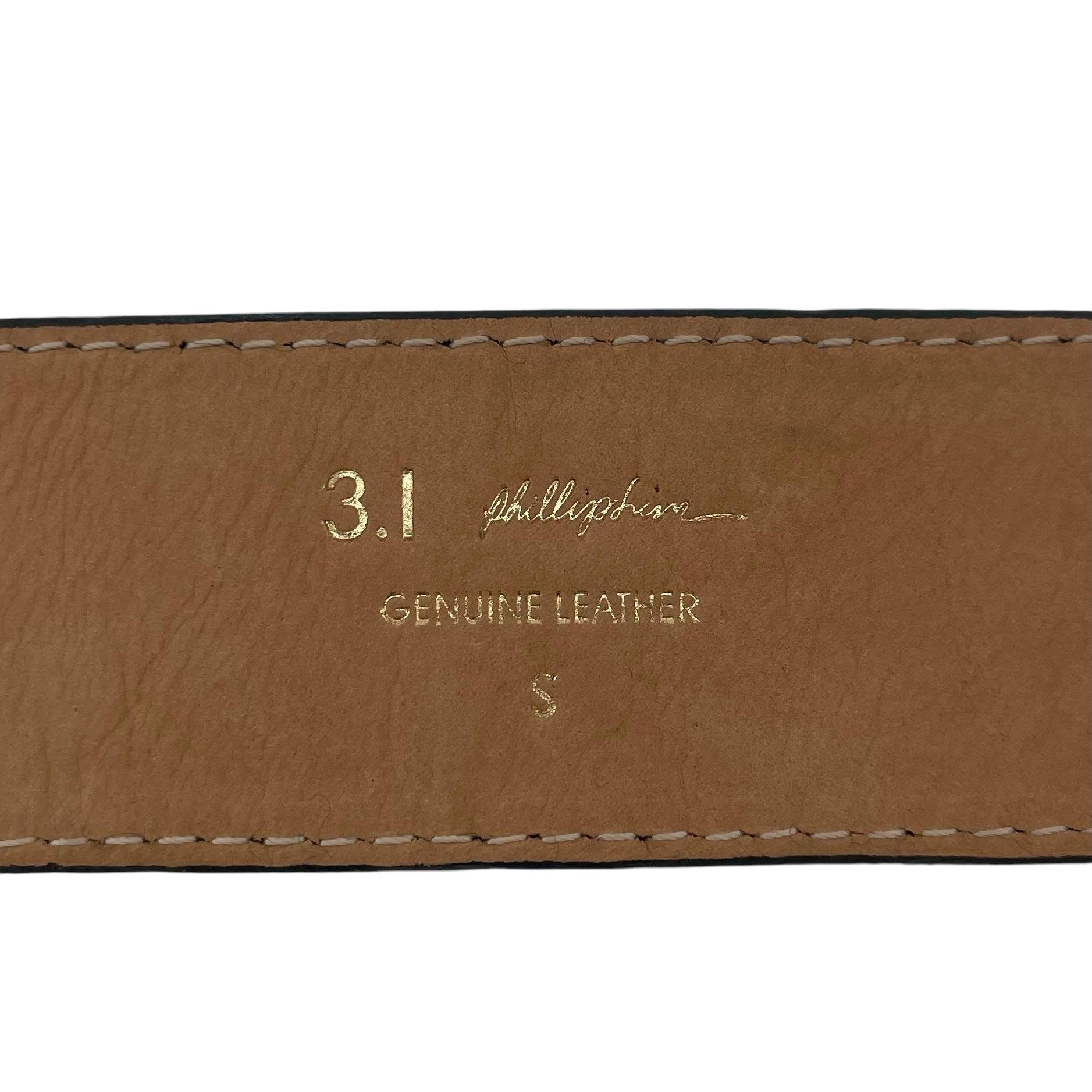 Phillips Lim 3.1 Bold Schwarzer Leder-Schleifengürtel, 2000er Jahre Damen im Angebot