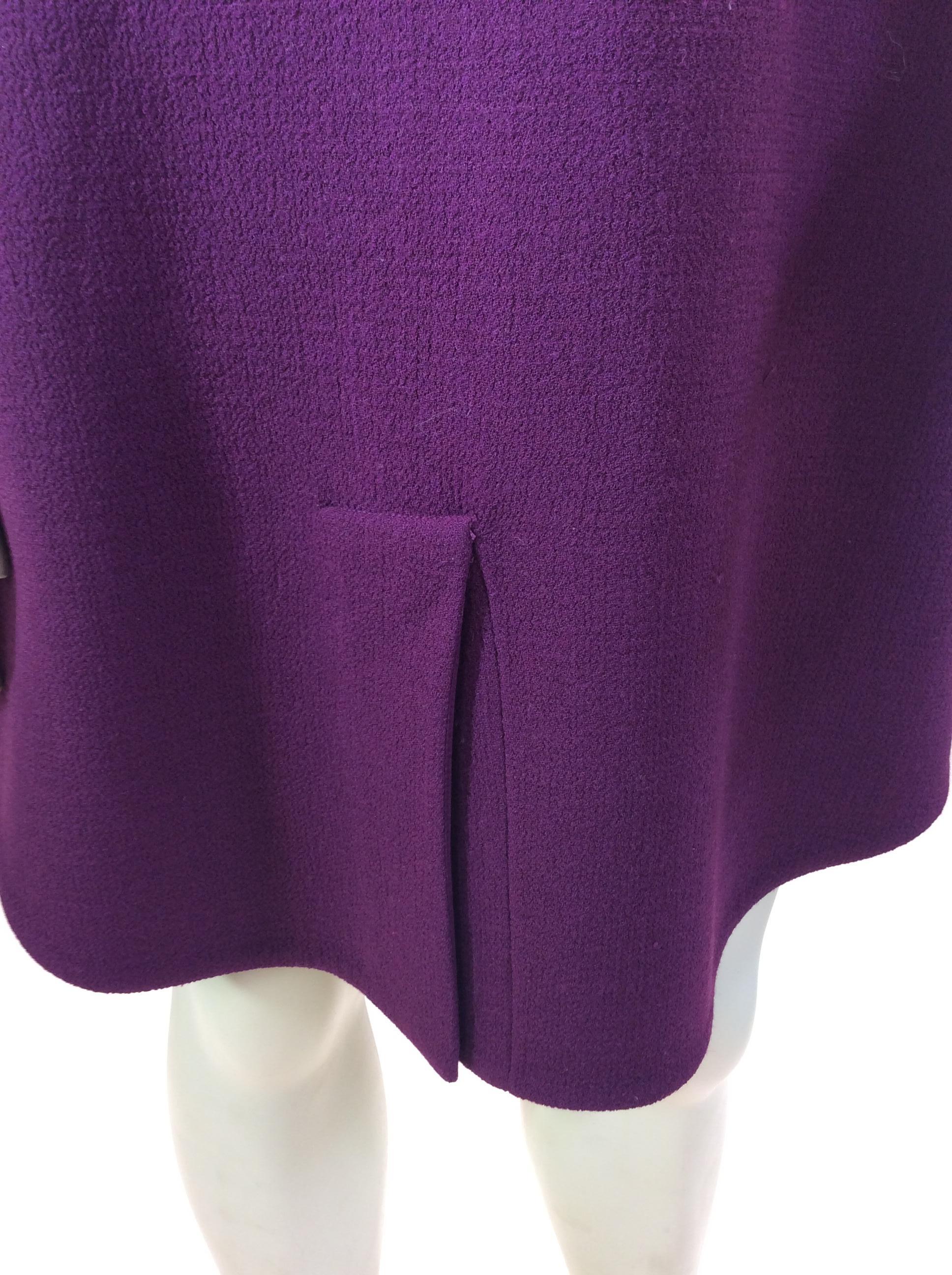 Phillip Lim Purple Wool Dress For Sale 2