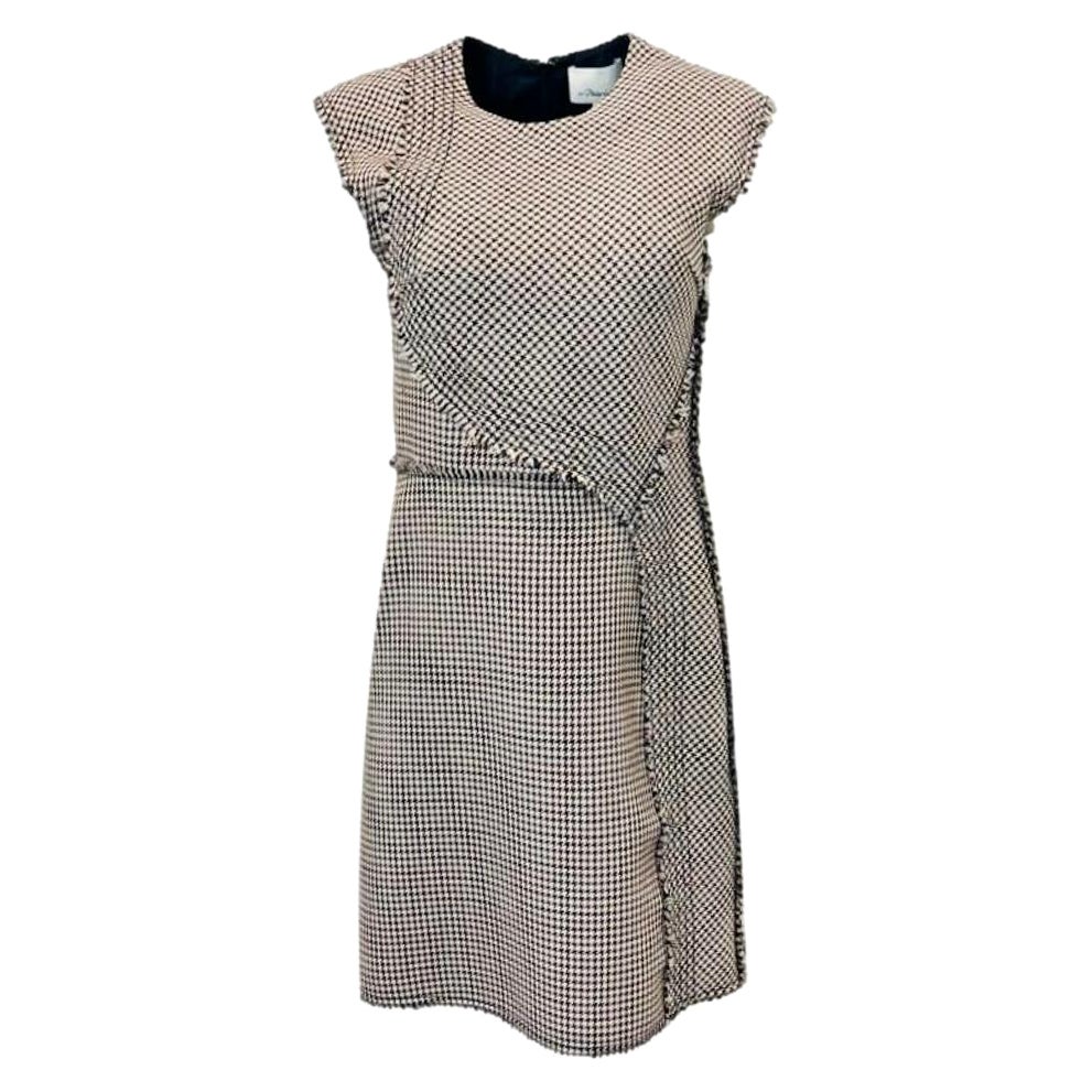 Vestido de pata de gallo de lana Phillip Lim