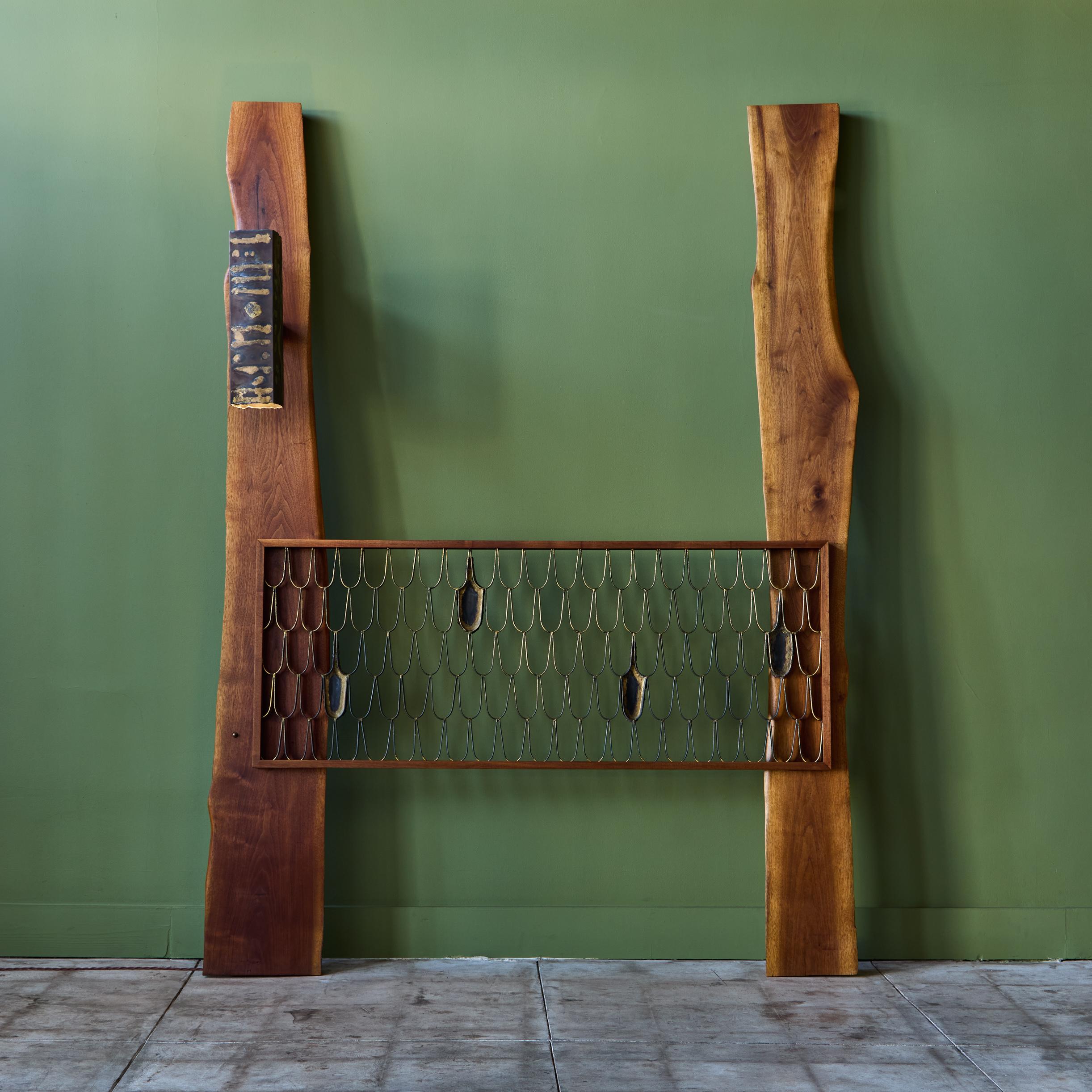 Phillip Lloyd Powell and Paul Evans Queen Headboard For Sale 7