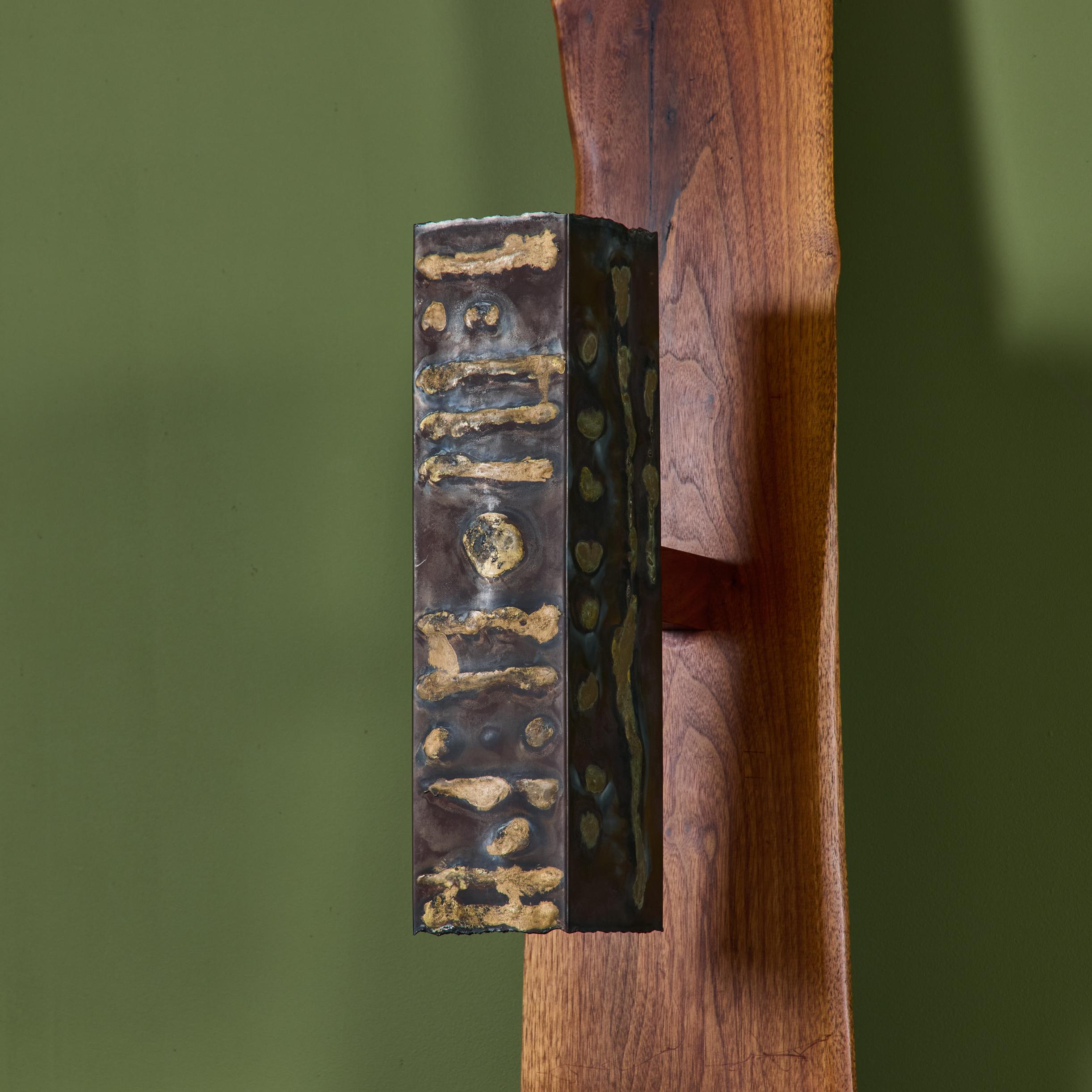 Phillip Lloyd Powell and Paul Evans Queen Headboard For Sale 2