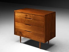 Phillip Lloyd Powell Custom-Made Chest of Drawers in Solid Walnut