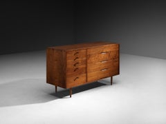 Phillip Lloyd Powell Custom-Made Chest of Drawers in Solid Walnut