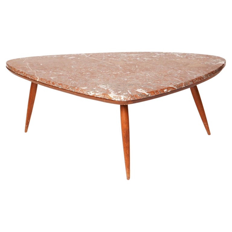 Phillip Lloyd Powell marble coffee table, 20th century