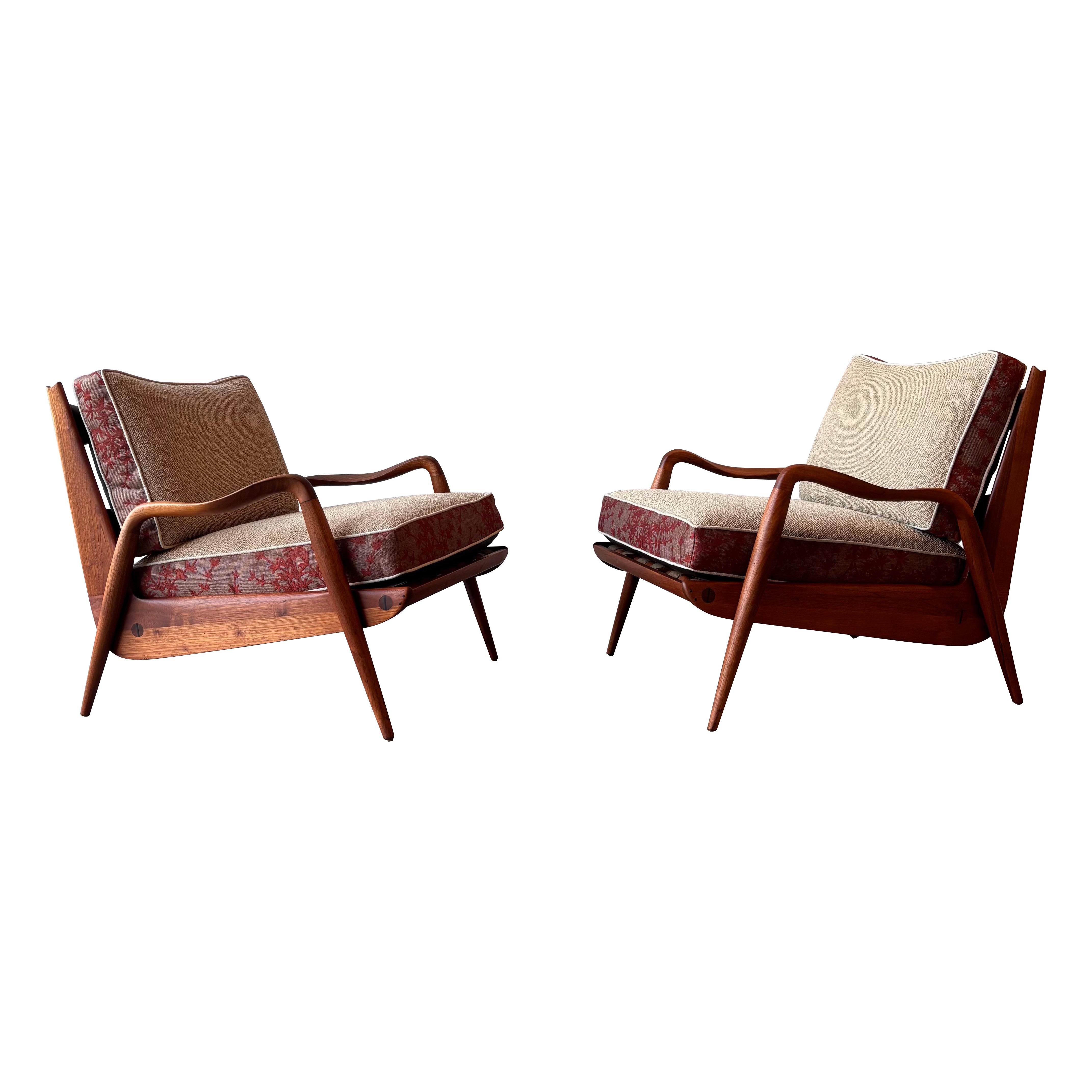 Phillip Lloyd Powell "New Hope" Chairs, a Pair