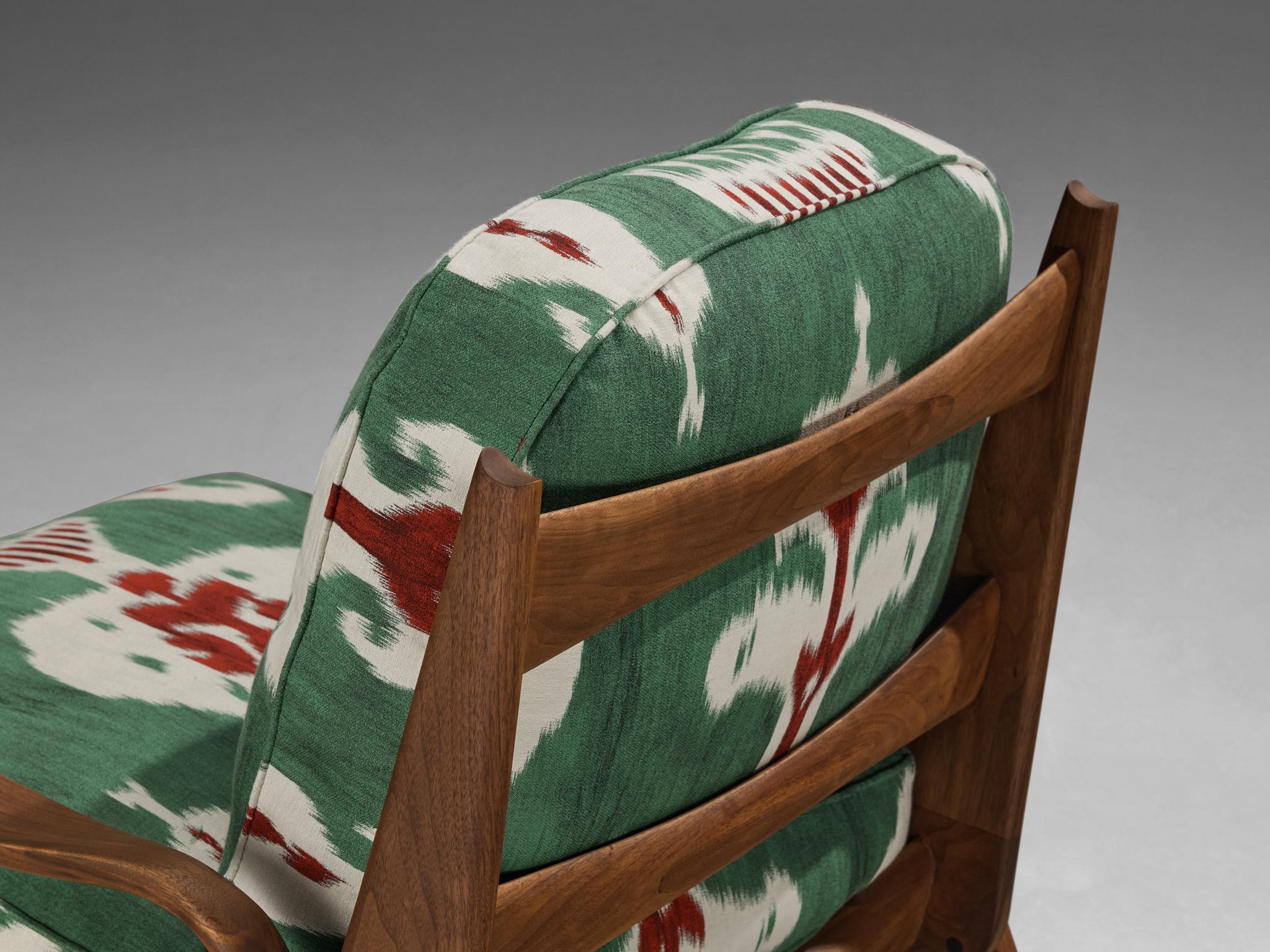 Phillip Lloyd Powell Paire de chaises longues 'New Hope' en noyer américain  en vente 12