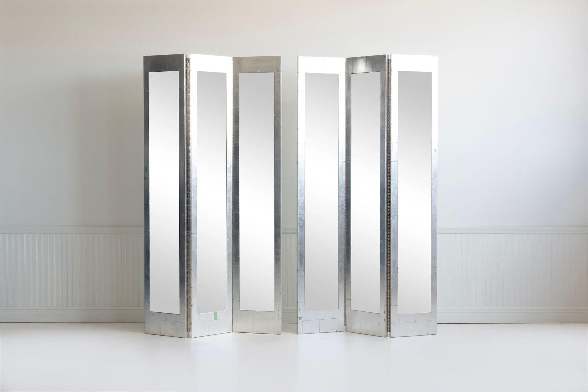 Fine XX secolo Studio Phillip Lloyd Powell Paraventi a specchio 1975c in vendita