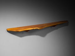 Phillip Lloyd Powell Wall-Mounted Console Shelf in Walnut