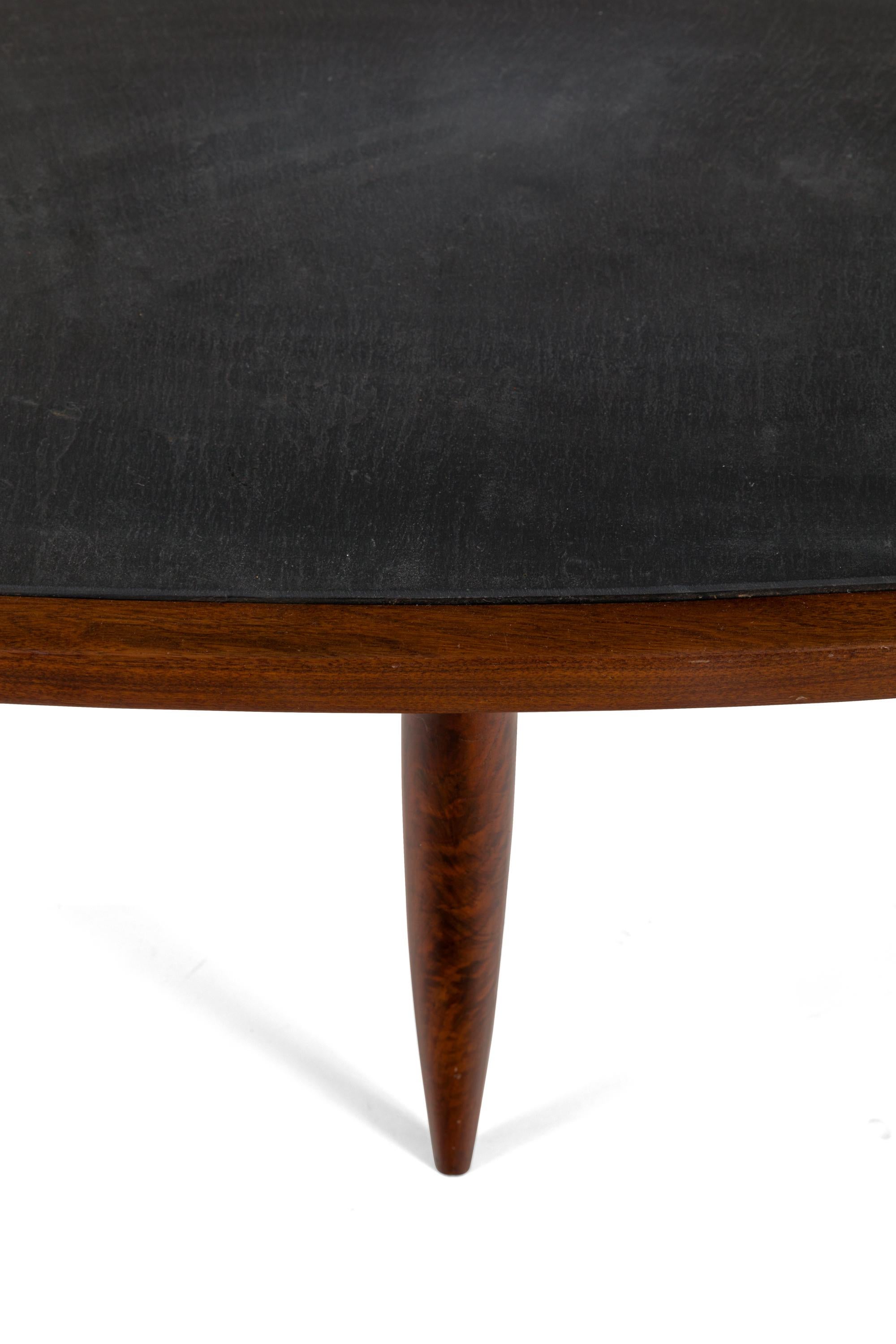 Phillip Lloyd Powell Walnut and Slate Coffee Table, USA 1970 In Good Condition In New York, NY