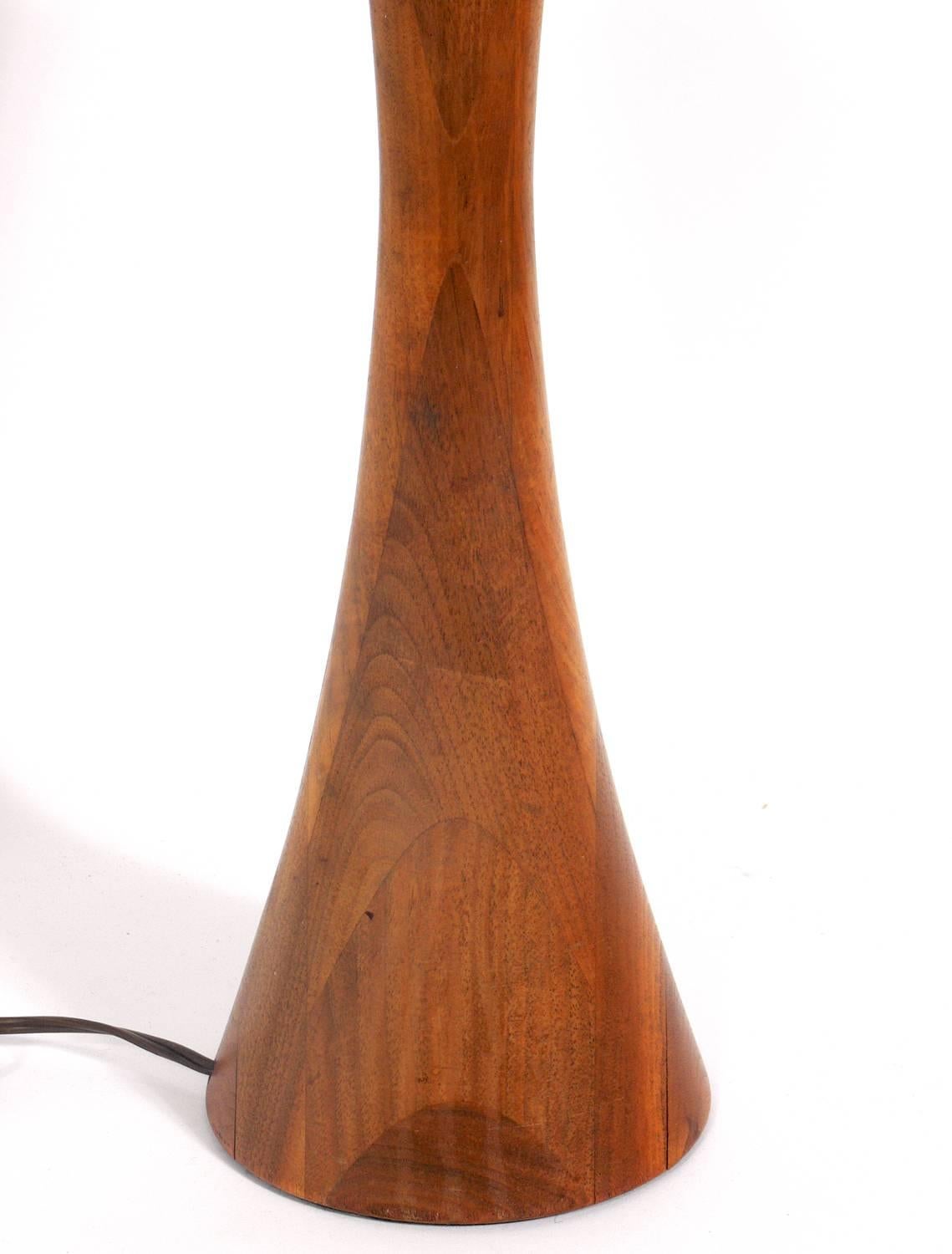 Mid-Century Modern Phillip Lloyd Powell Wood Lamp