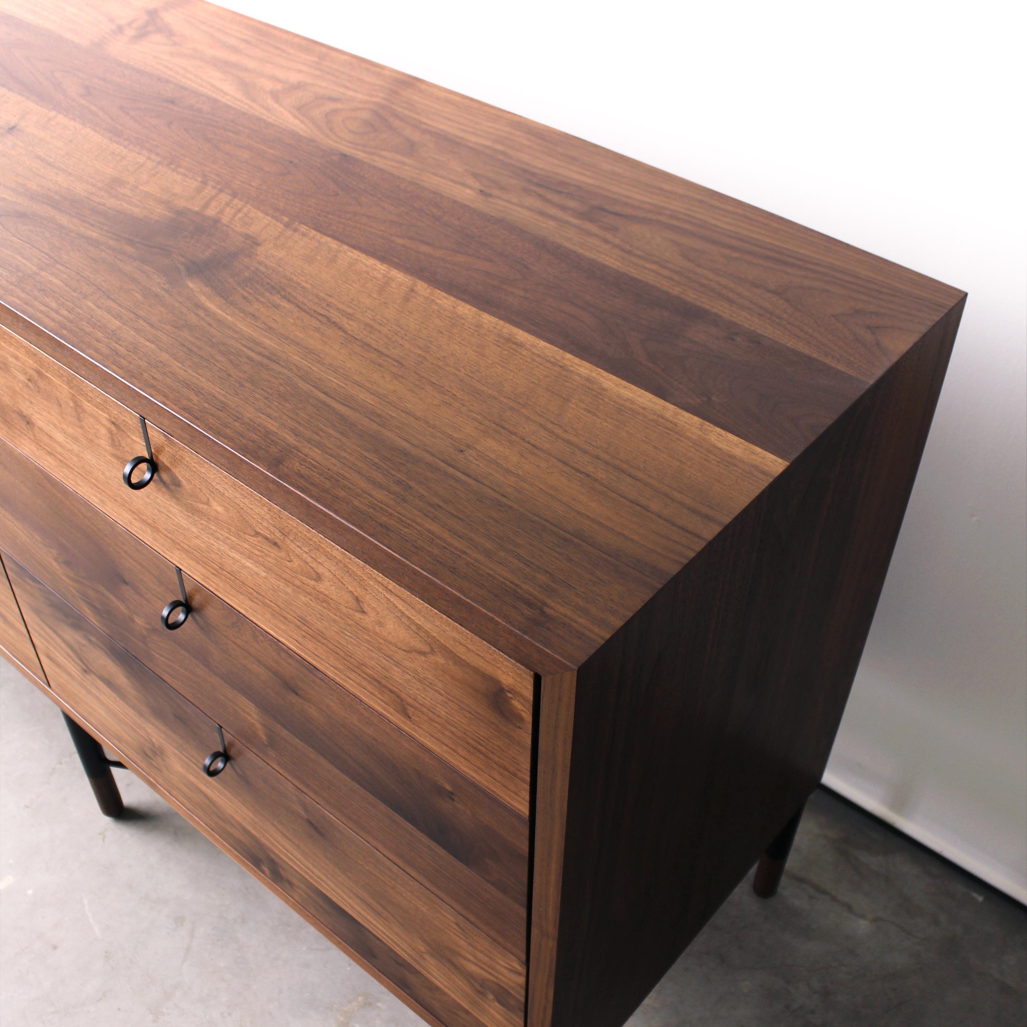Maple Phillip Modern Solid Wood Dresser by Crump and Kwash  For Sale