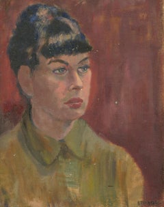 Philip Naviasky (1894-1983) - Early 20th Century Oil, Portrait of a Woman