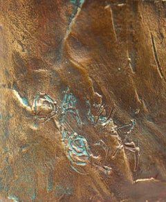 Untitled, Head Of An Artist, Avant-Garde Bronze Sculpture