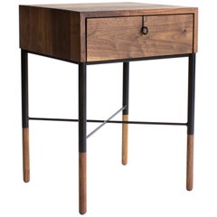 Phillip Walnut Nightstand and Side Table