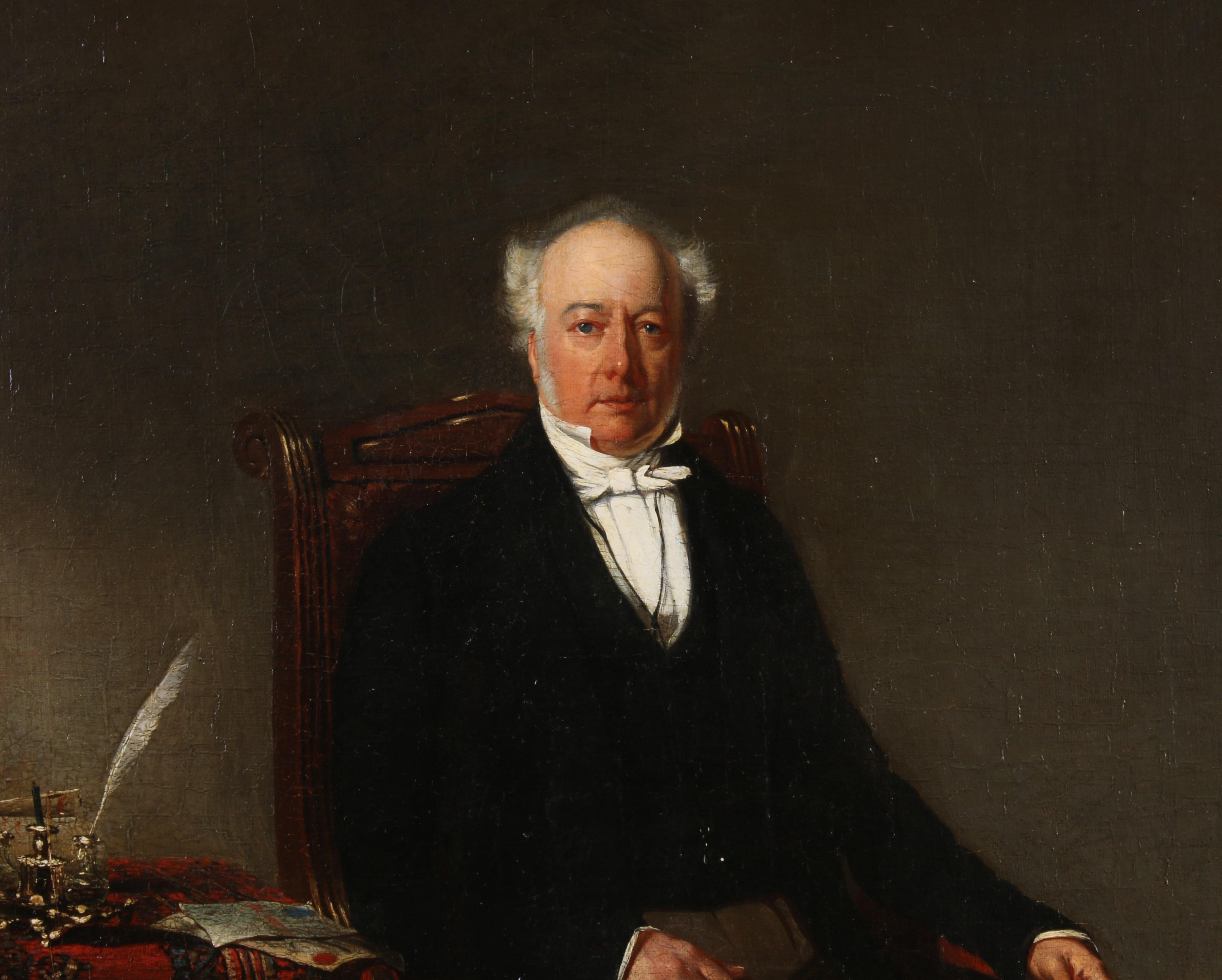 Charles Grey, 2nd Earl Grey, former Prime Minister of the United Kingdom - Painting by Phillip Westcott