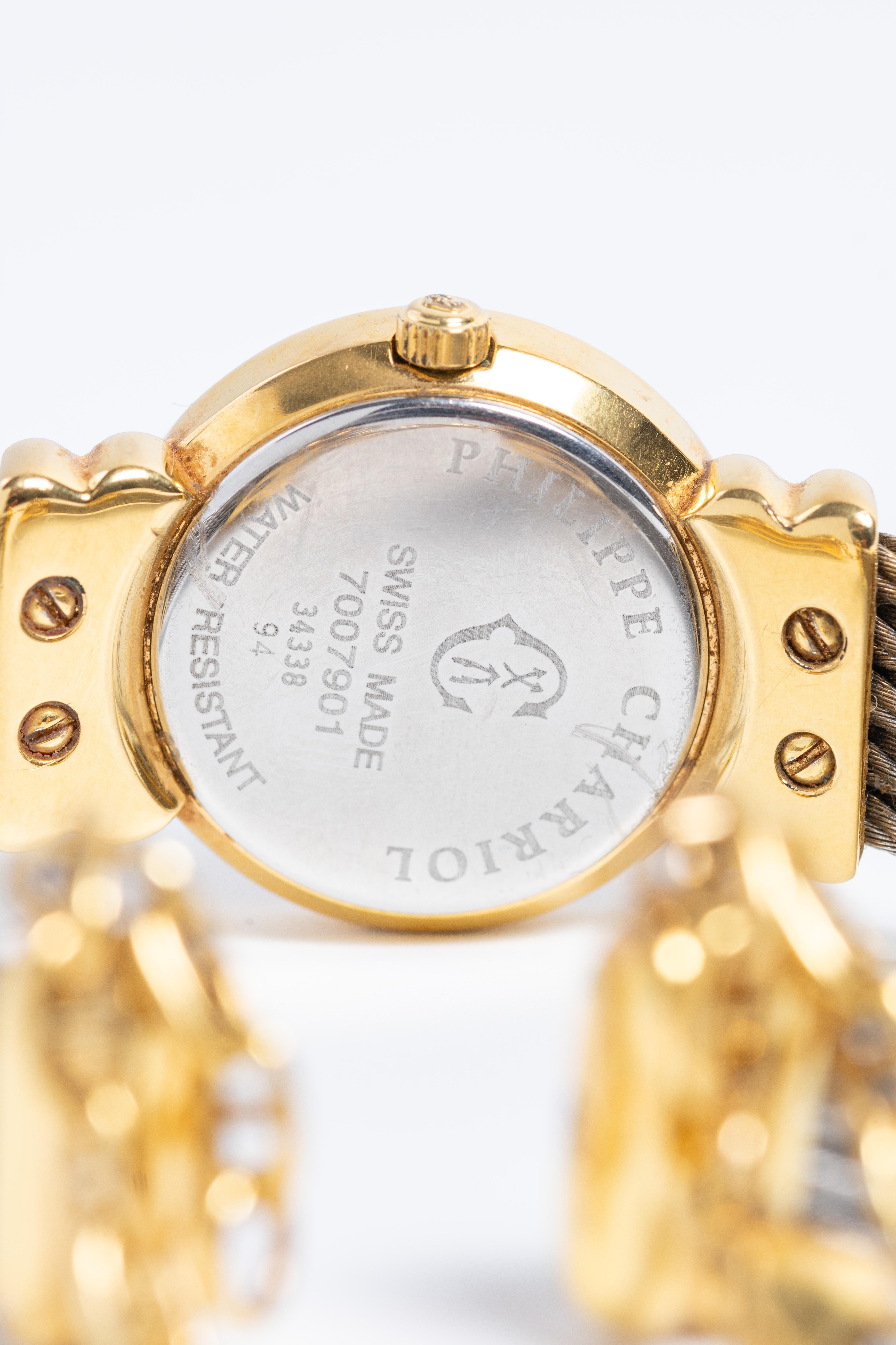 Phillipe Charriol Gold Plated and Stainless Steel Ladies Wristwatch 6